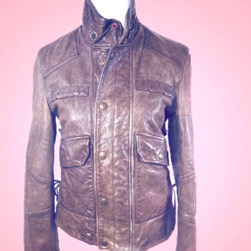 True Religion Leather Jacket